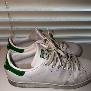 Adidas Classic Stan Smith White and Green Shoes